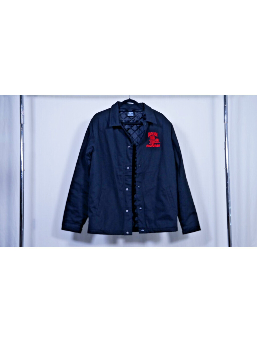 RARE Death Row Pictures Twill Workwear Jacket Logo On Front & Back Size Large